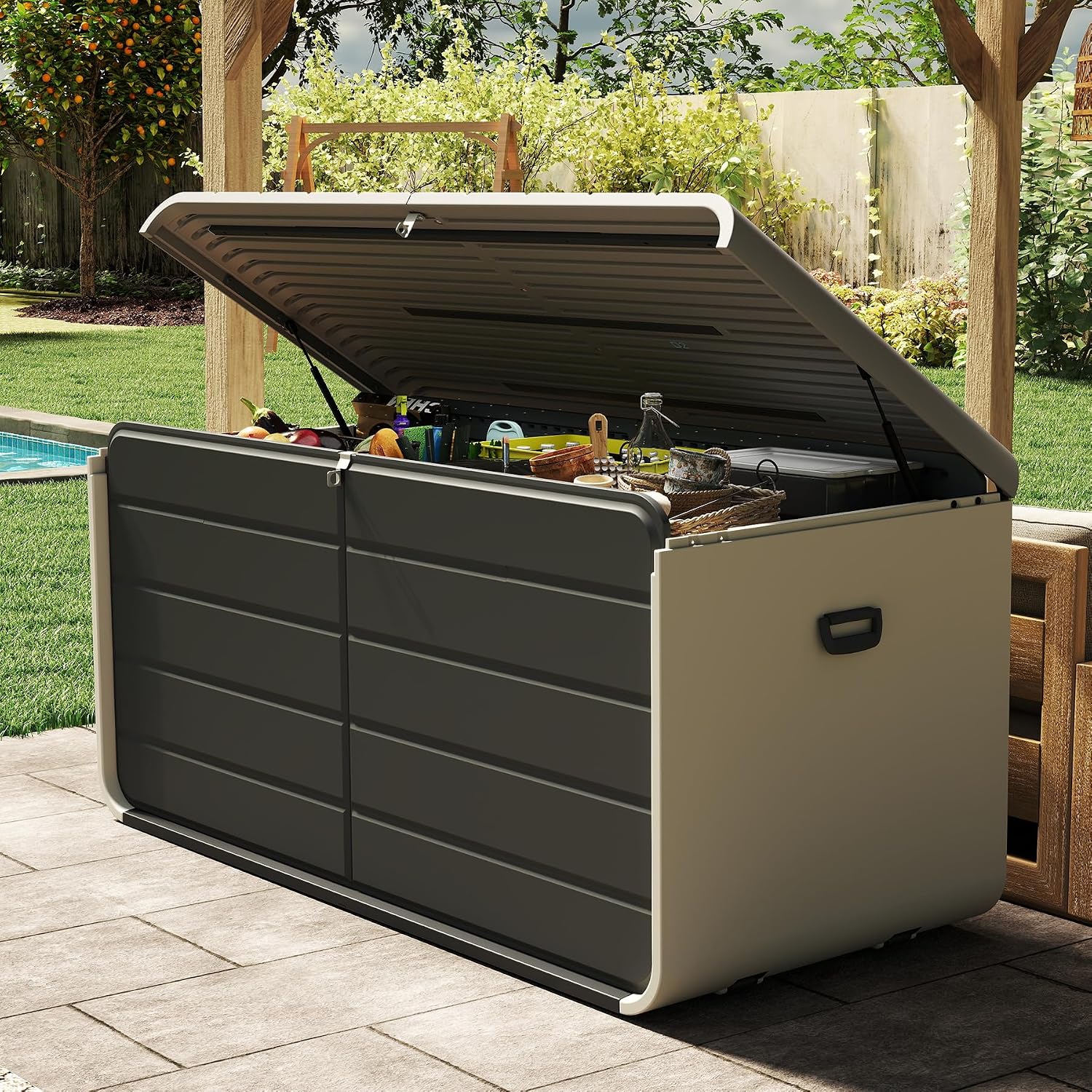 Smart Garden Storage - Indoor Outdoor Storage Box 200 Gallon,