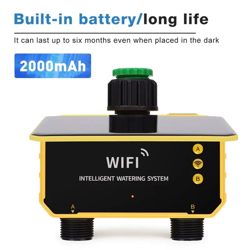1/2 Outlets WIFI Solar Irrigat - Smart Garden Hose Timer 评论和价格