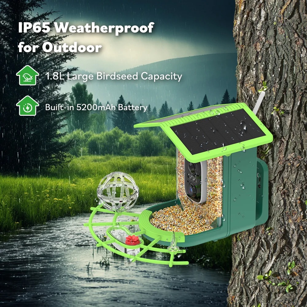 Smart AI Bird Feeder Bird Iden - Smart Garden Ai 评论和价格