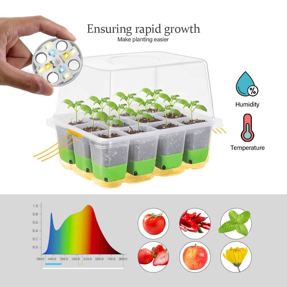 LED Grow Light Seedling Starte - Smart Garden Storage 评论和价格