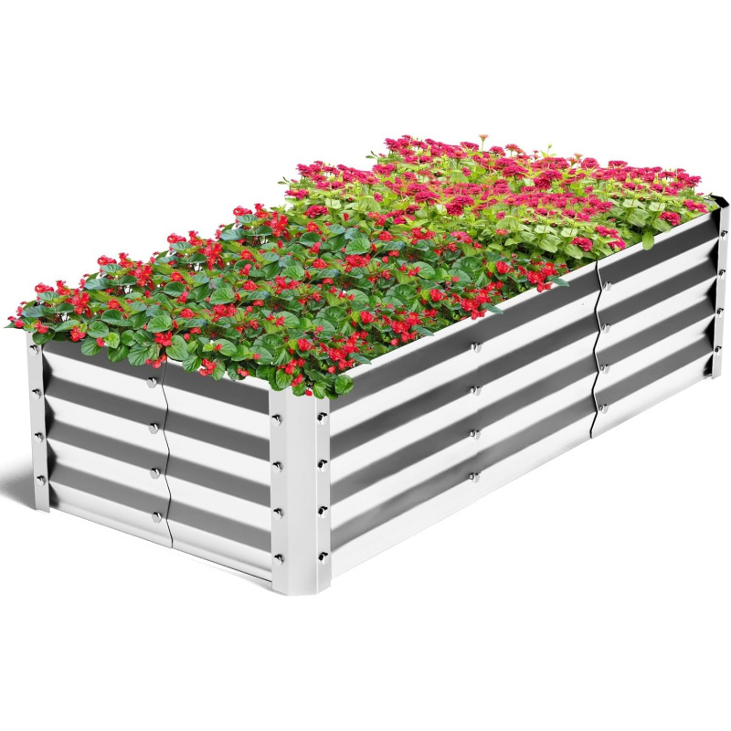 Large Bottomless Galvanized Ga - Smart Garden Storage 评论和价格