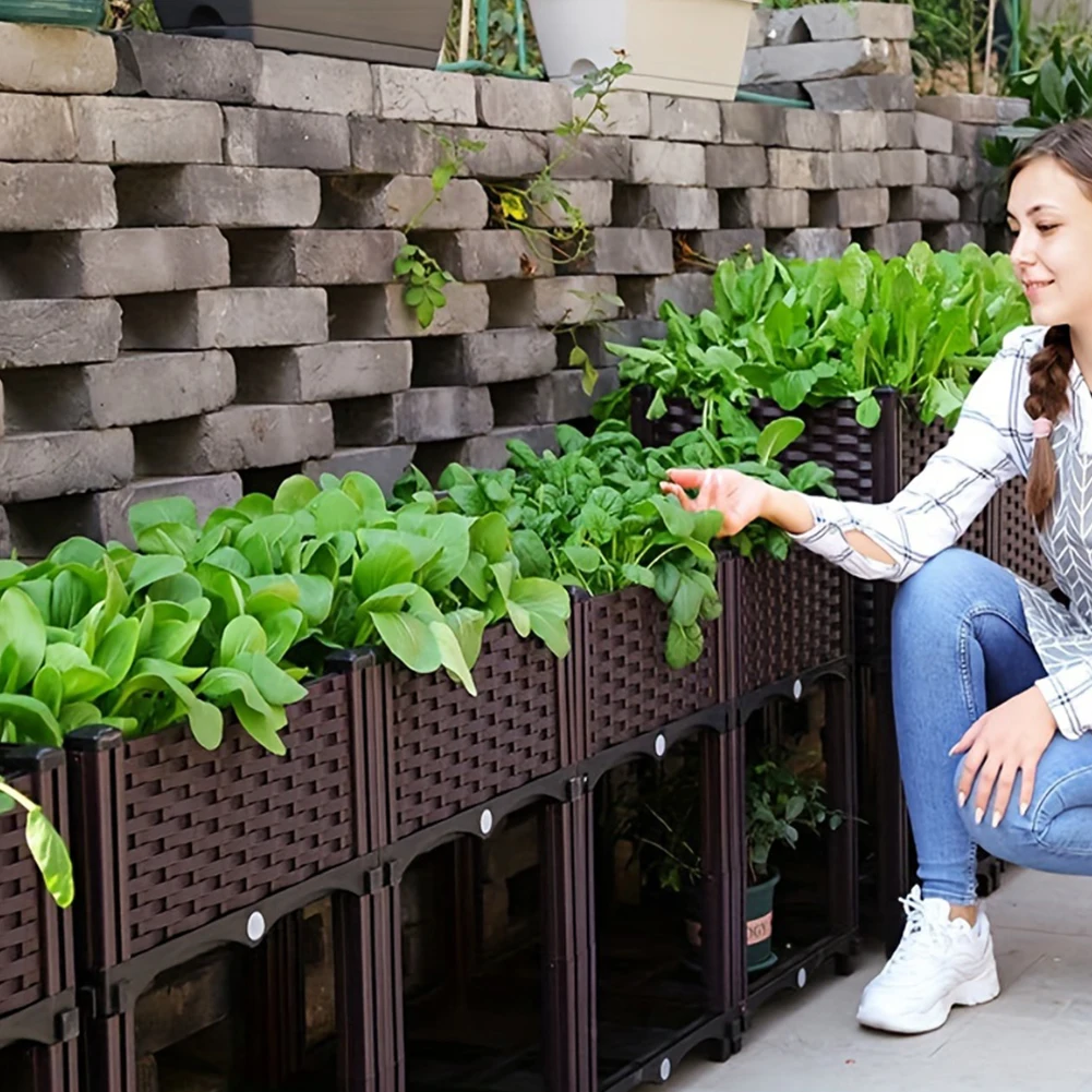 Large Capacity Garden Bed Vege - Smart Garden Storage 评论和价格