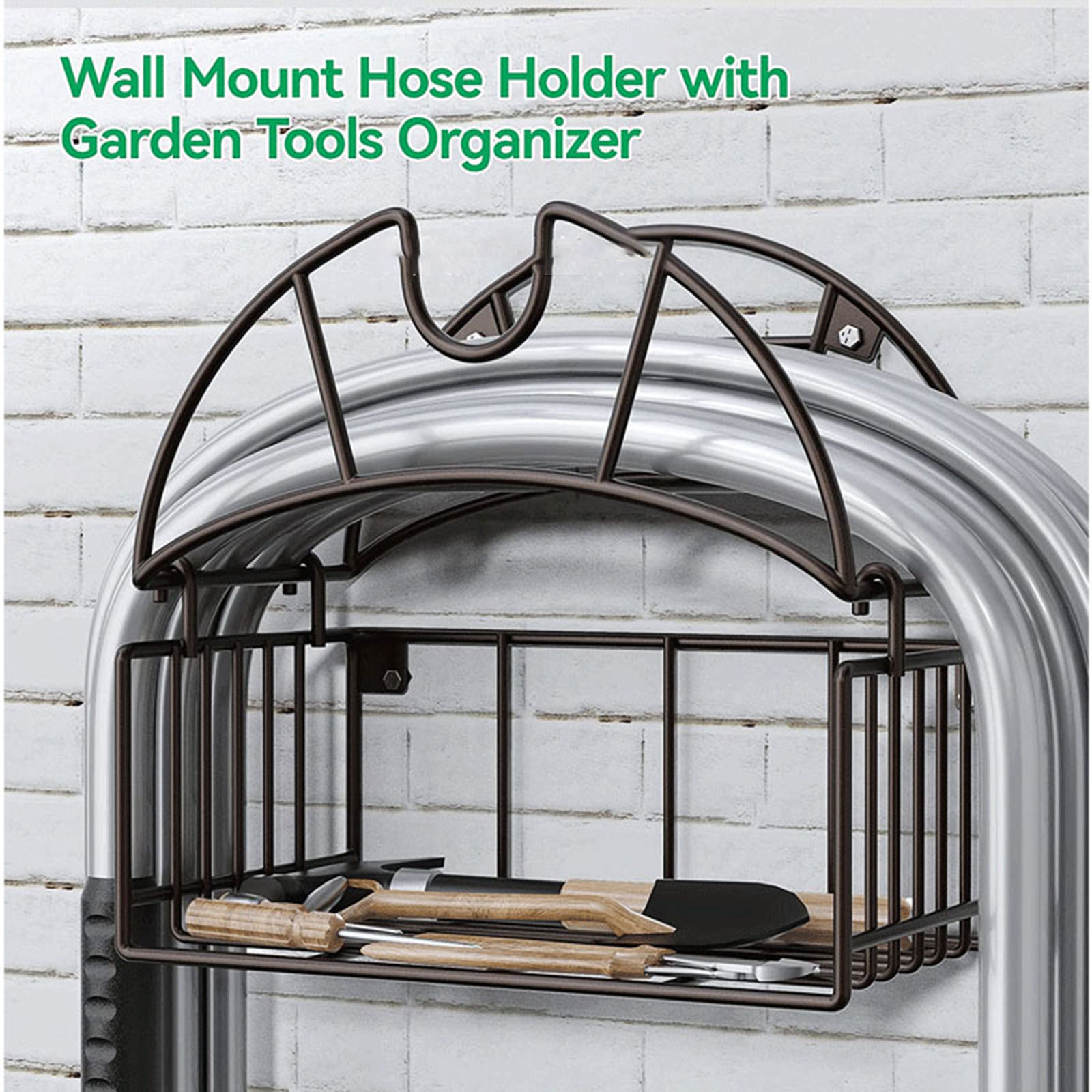 Wall Mount Garden Hose Holder  - Smart Garden Storage 评论和价格