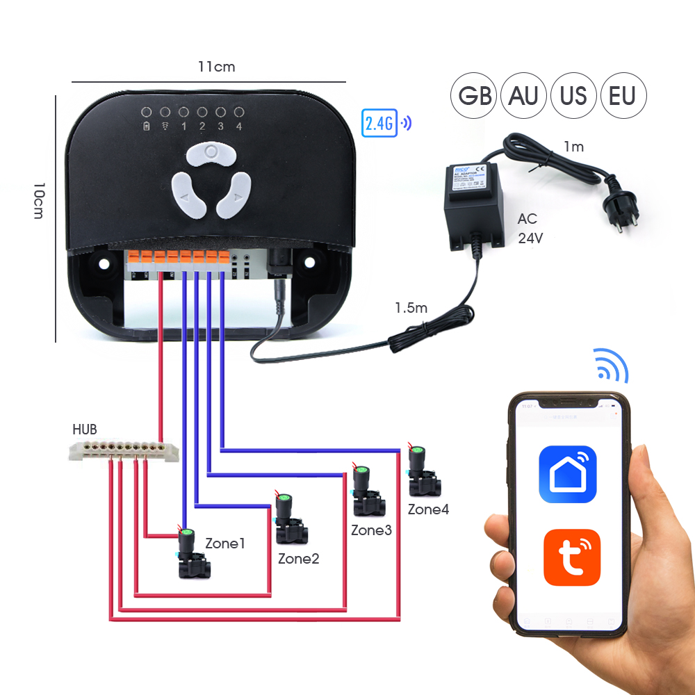 Garden Hose Solenoid Valve Con - Smart Garden Hose Timer 评论和价格