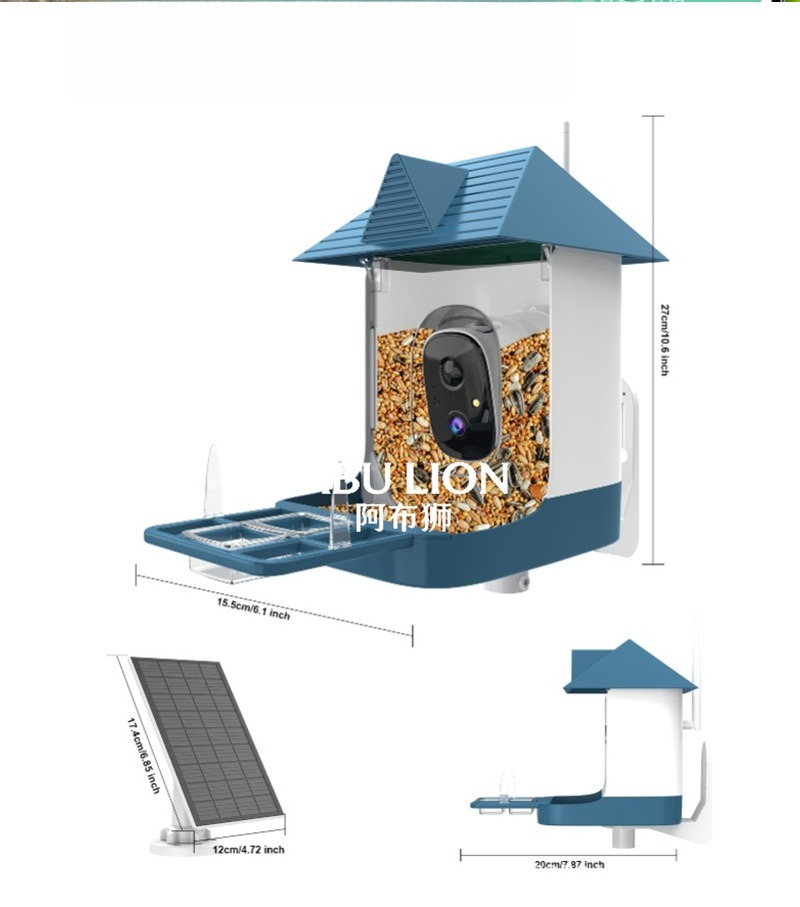 Solar Powered Bird Feeder, AI  - Smart Garden Ai 评论和价格